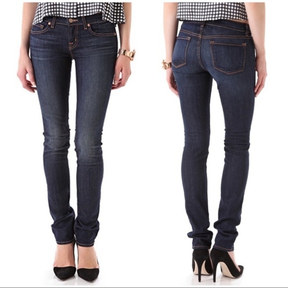J Brand The Pencil Leg 912 Dark Wash Ink Jeans, 27